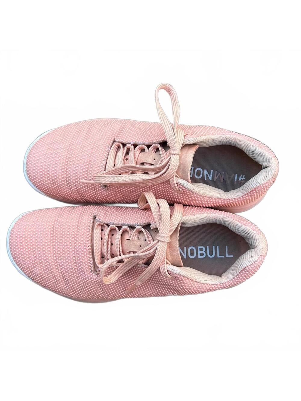 NOBULL Pink Women's Training Sneakers with Light Blue Soles - Picture 7 of 11